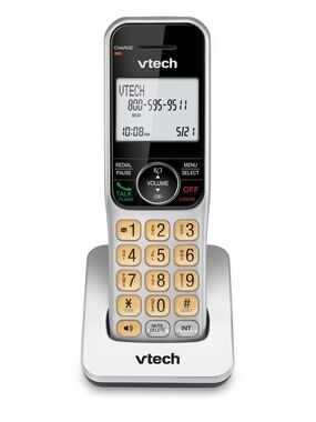VTech CS6609 Cordless Phone Handset with Large Keypad Silver/Black